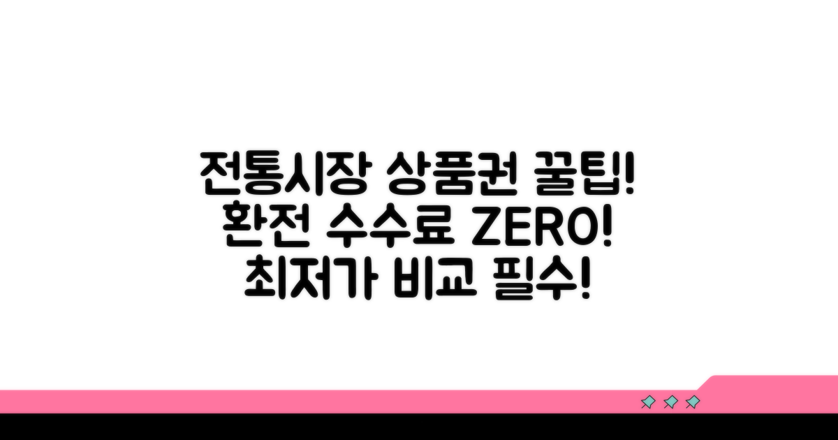 전통시장 상품권 환전 비용 비교 분석