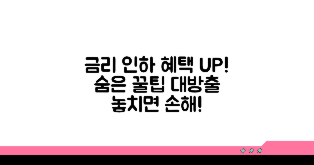 금리 인하와 혜택 늘리는 꿀팁