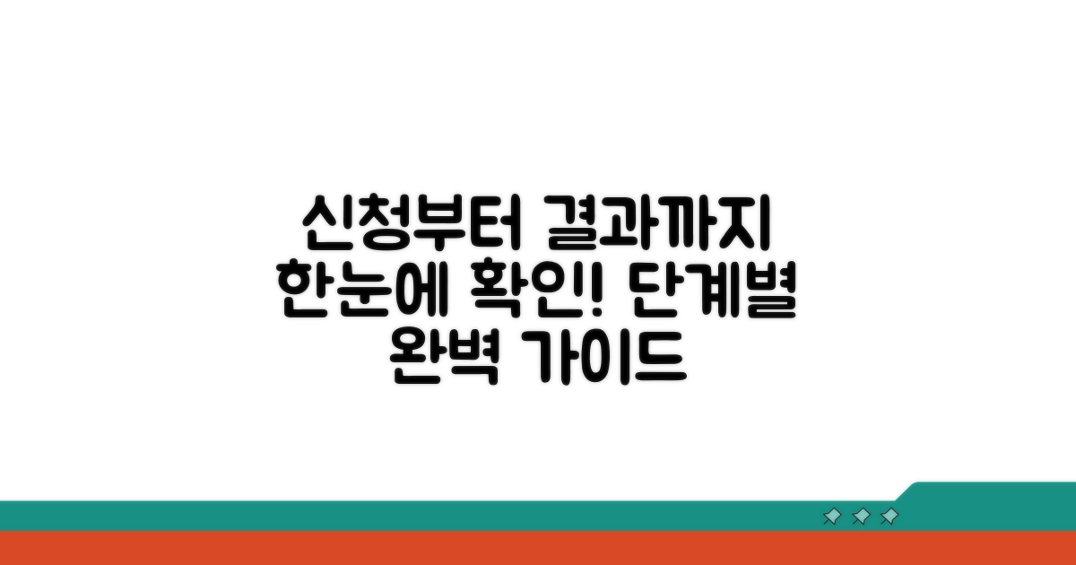 신청부터 결과 확인까지 단계별 안내