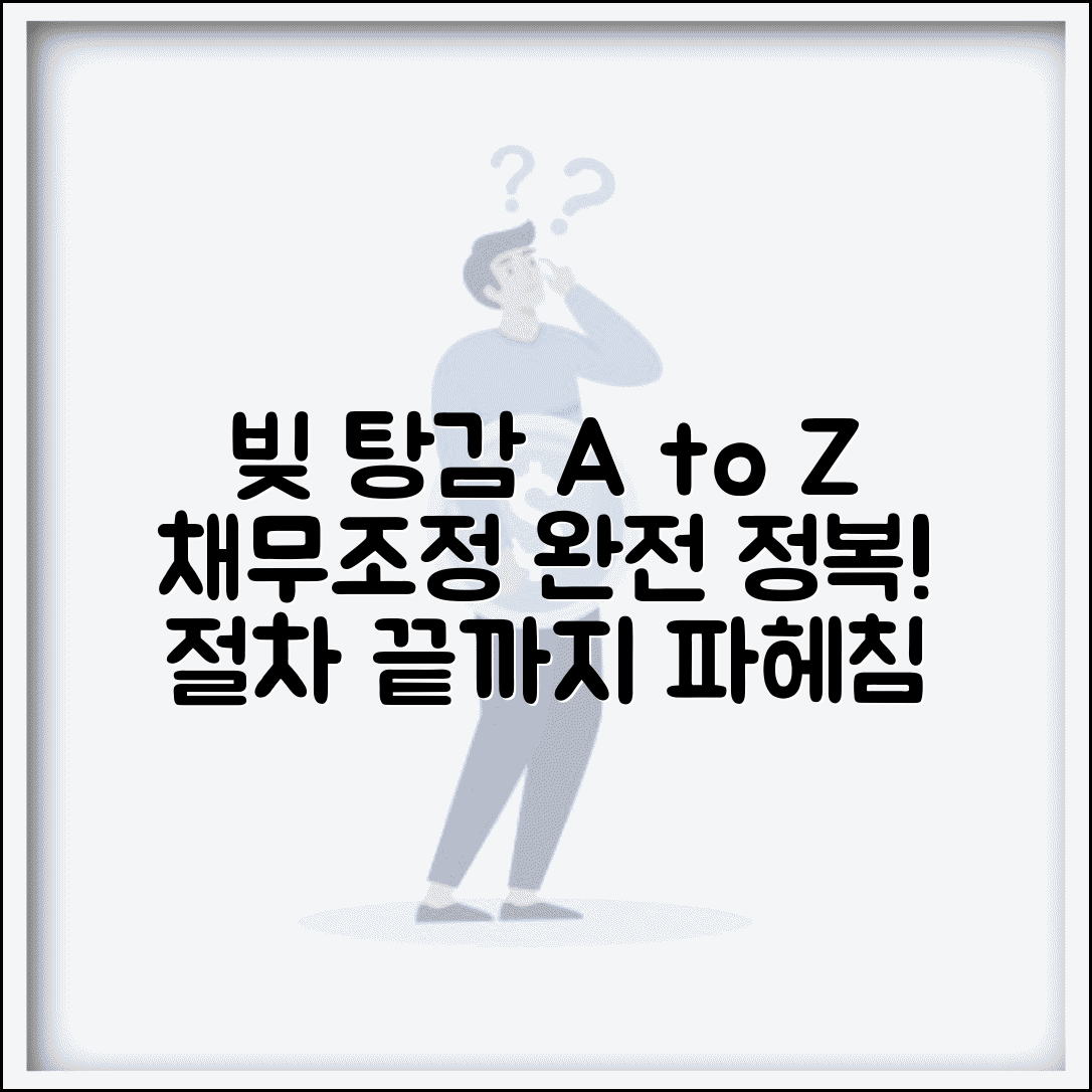 개인채무조정 절차 신청부터 완료까지 총정리