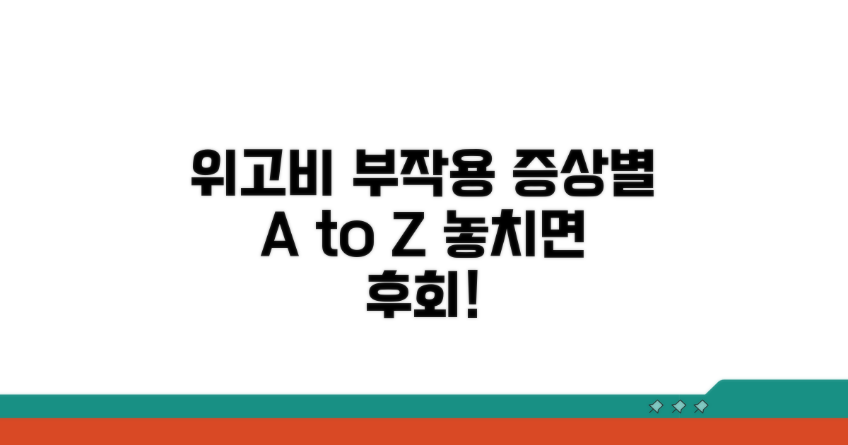 위고비 부작용 증상별 완벽 분석