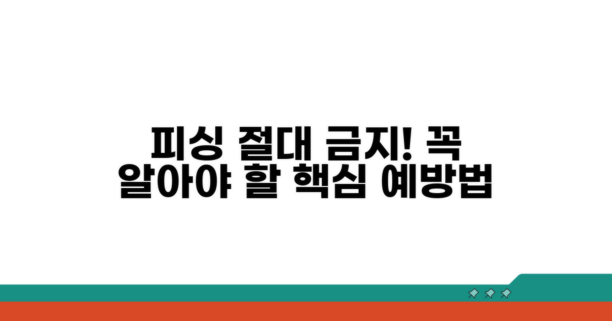 피싱 피해 예방, 이것만은 꼭!