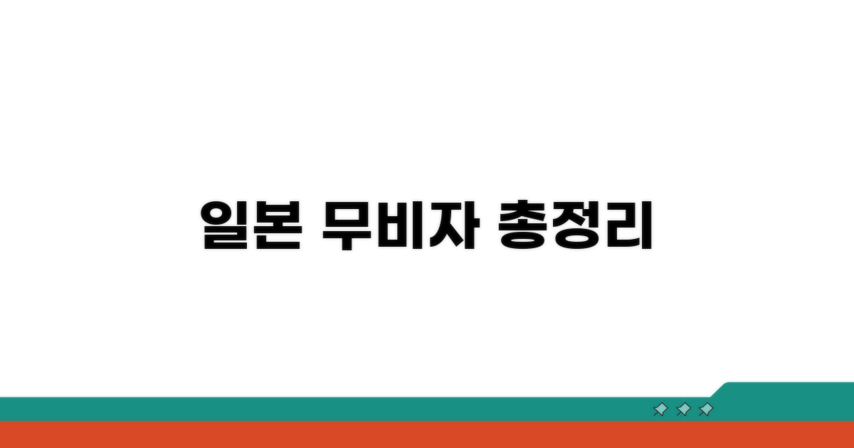 일본 무비자 입국 조건 총정리