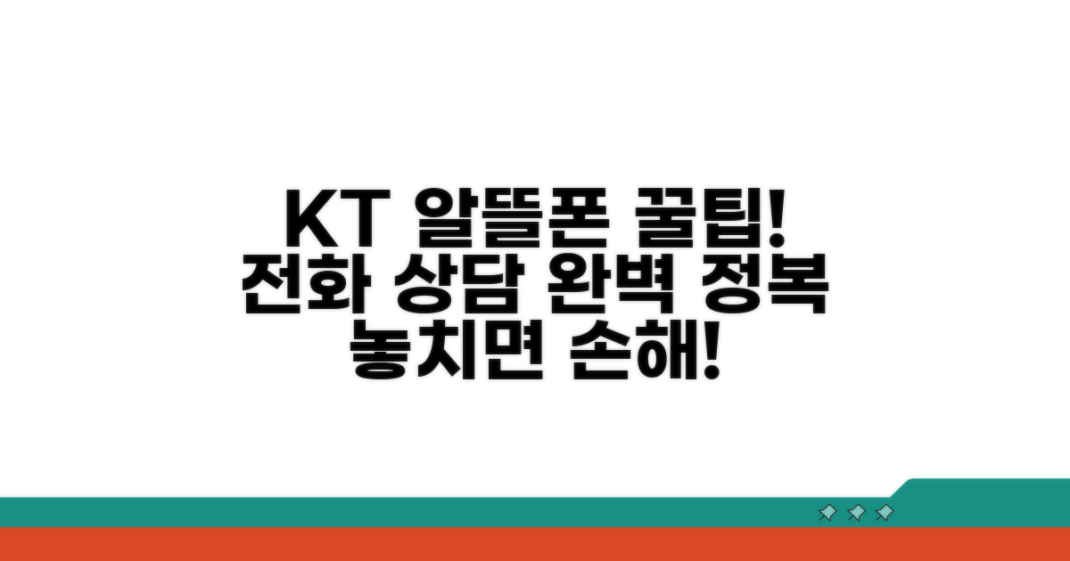 KT 알뜰폰 전화 상담 완벽 정리