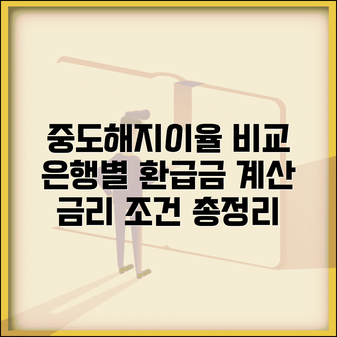 중도해지이율 계산 방법 은행별 비교 | 중도해지 금리 조건 및 환급금 총정리