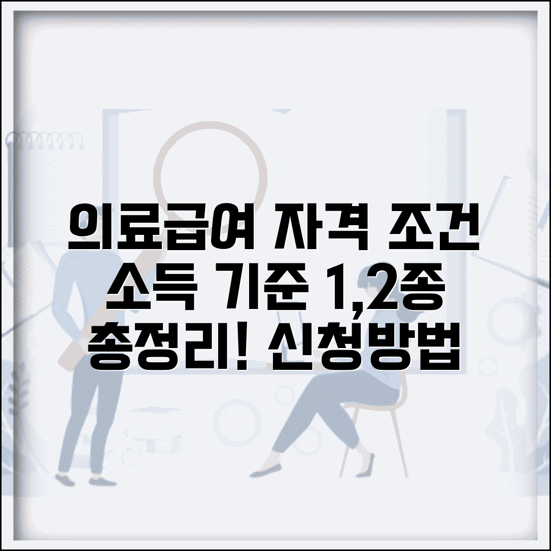 의료급여 대상자 소득 기준 | 1종 2종 자격 조건 및 신청방법 총정리