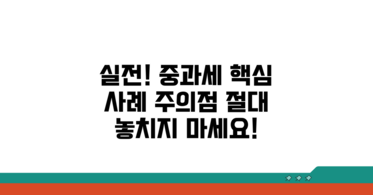 실전! 중과세 적용 사례와 주의점