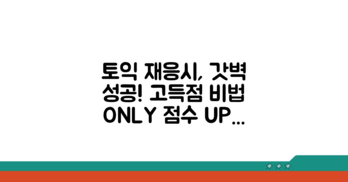 토익 재응시 성공 전략