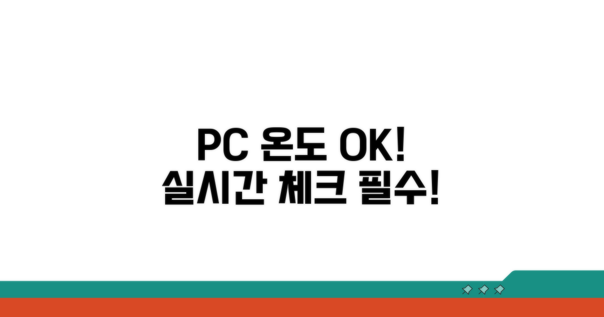 컴퓨터 온도 실시간 모니터링