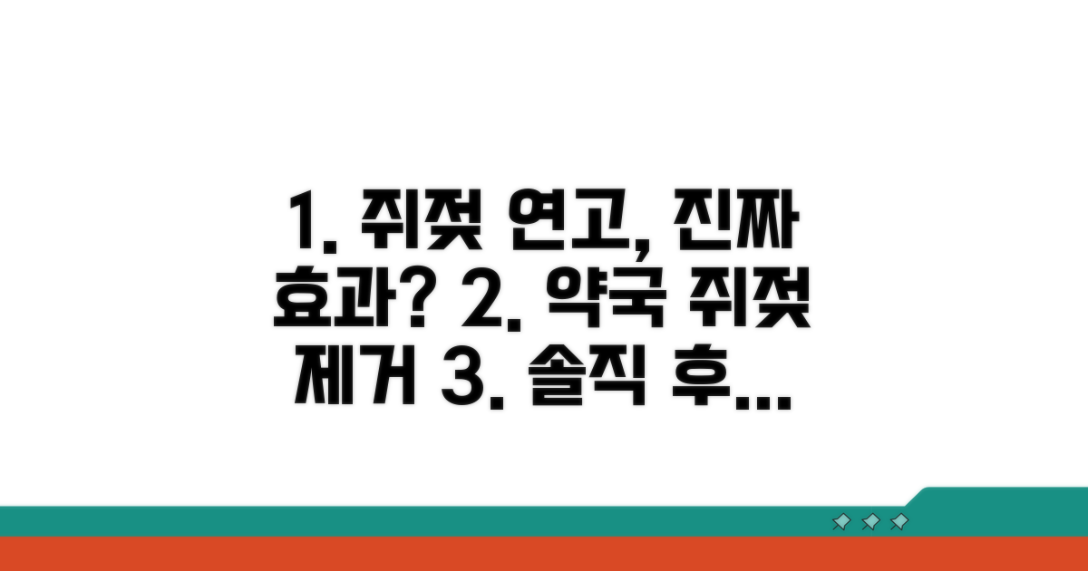 약국 쥐젖 연고 효과 분석