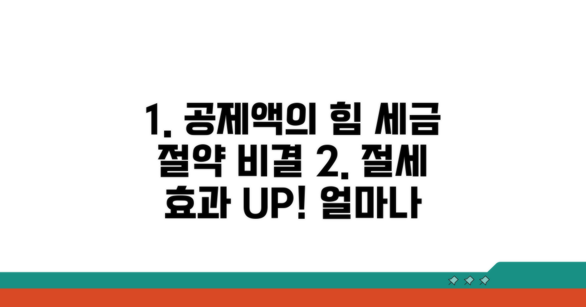 절세 효과: 공제액으로 얼마나 아낄 수 있을까?