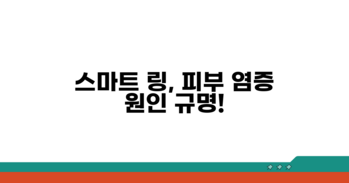 피부 염증, 스마트 링 원인 알아보기