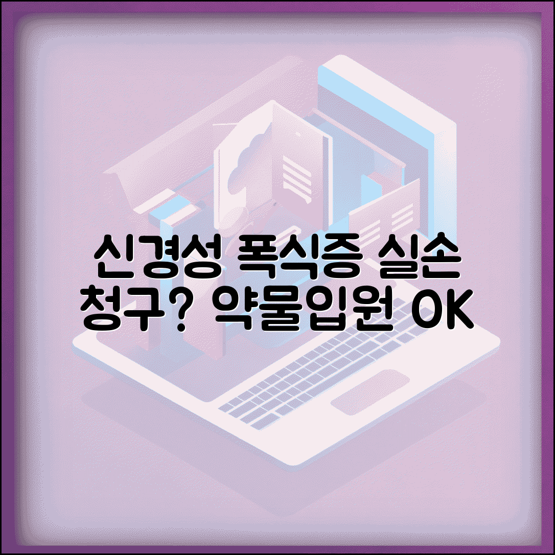 신경성 폭식증 치료 실손 청구 여부 | 폭식증 약물 입원 치료 실손