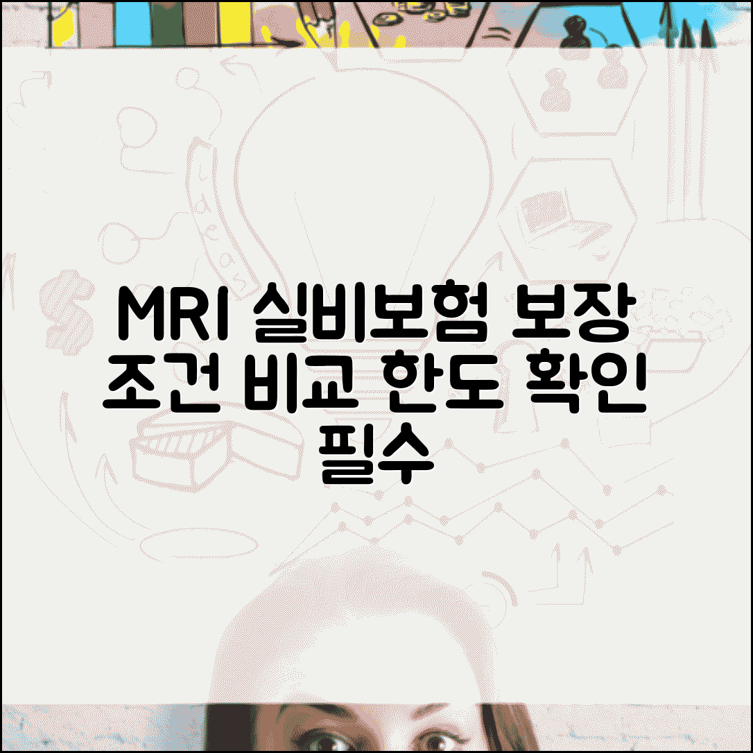 MRI 실비보험 적용 범위 | 보험사별 보장 조건 및 한도 비교