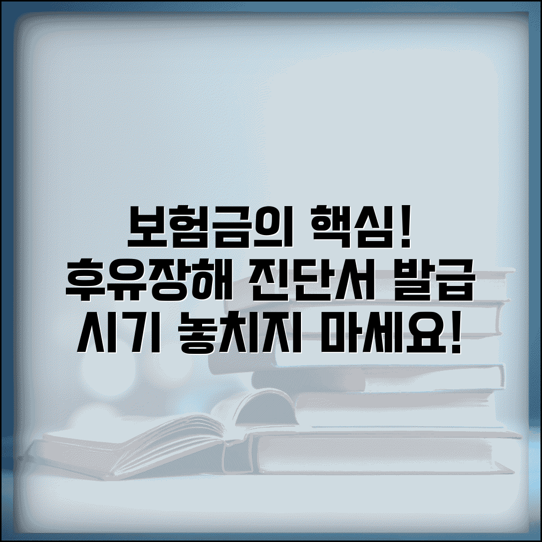 장해진단서 발급 시기 보험금 청구 | 장해 진단서 발급 시점 후유장해 보험