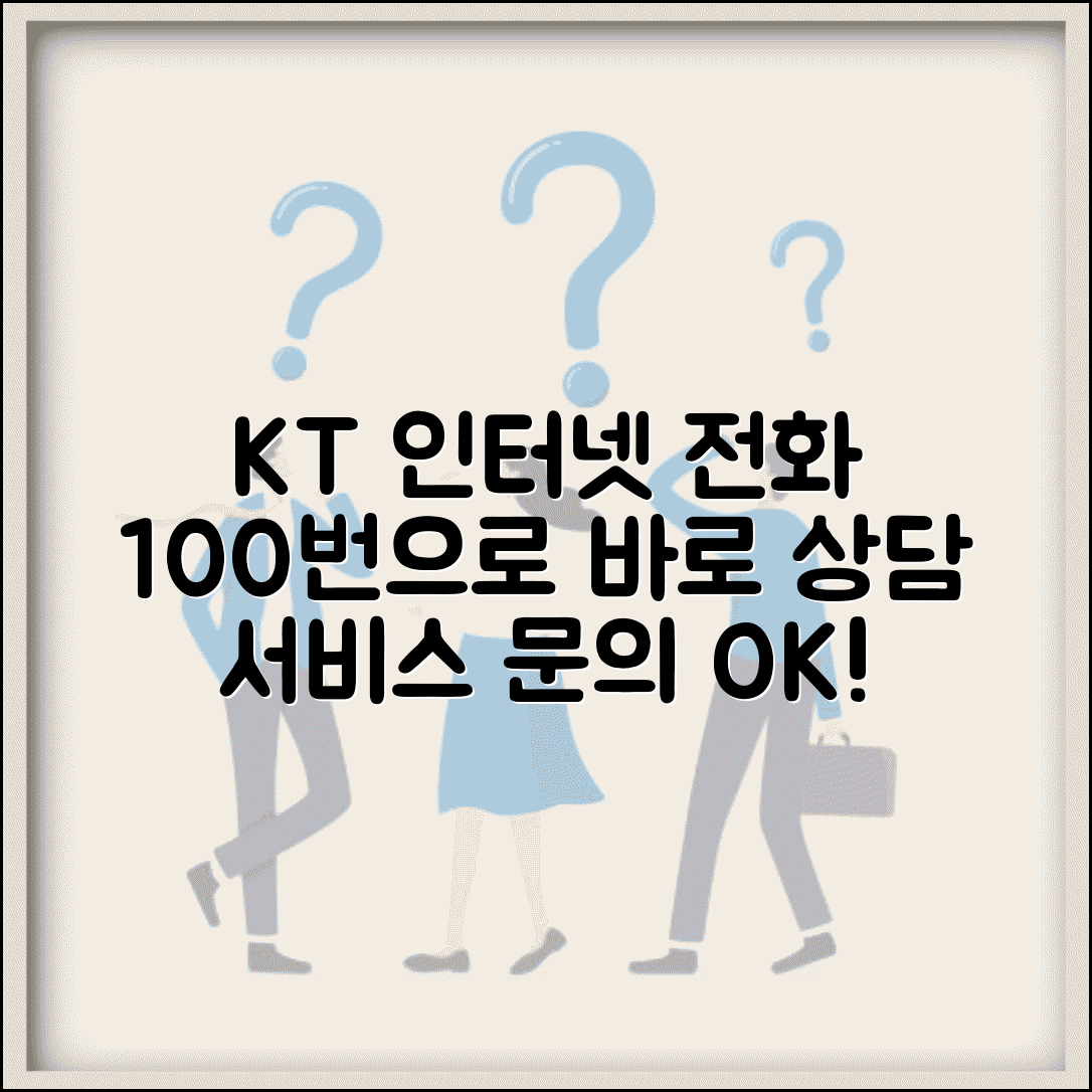 케이티 고객센터 100 인터넷 전화 | KT 서비스 문의와 상담