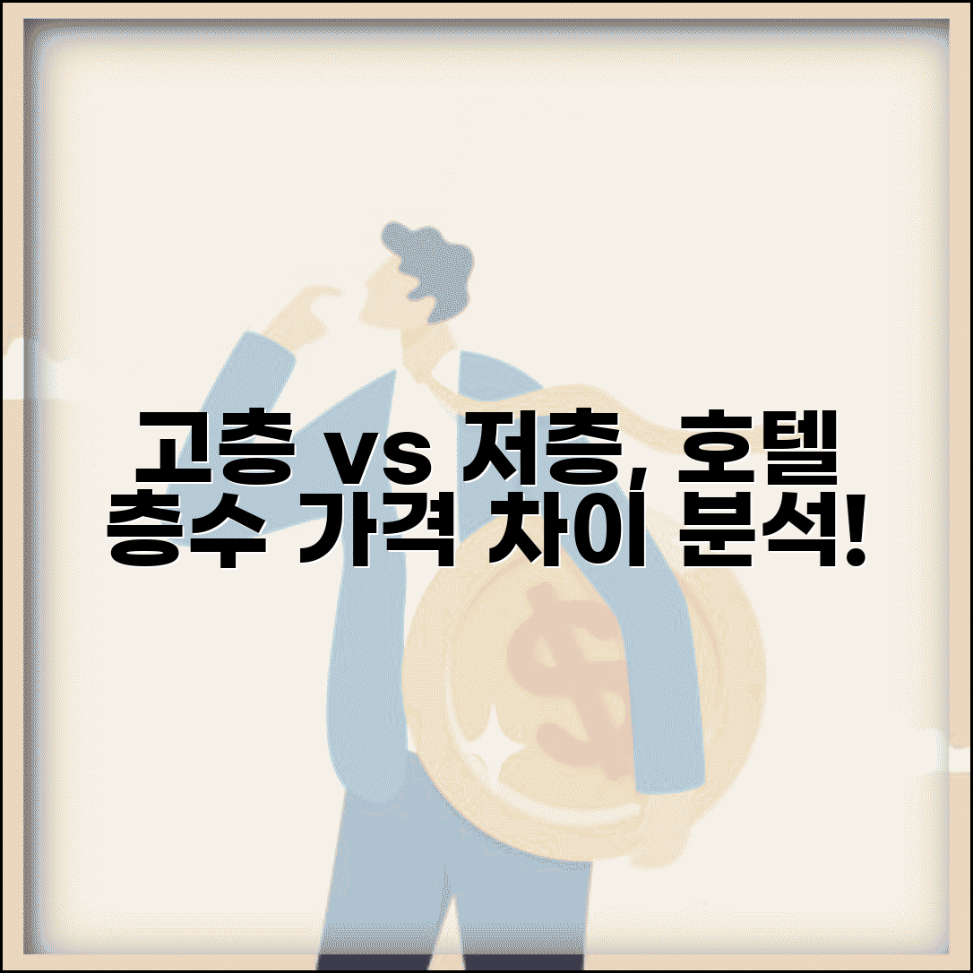 호텔 층수 등급 프리미엄 플로어 | 고층 저층 가격 차이 분석
