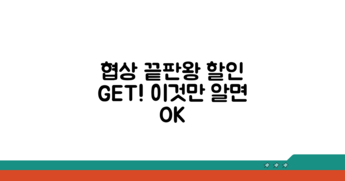 할인 협상, 이것만 알면 성공