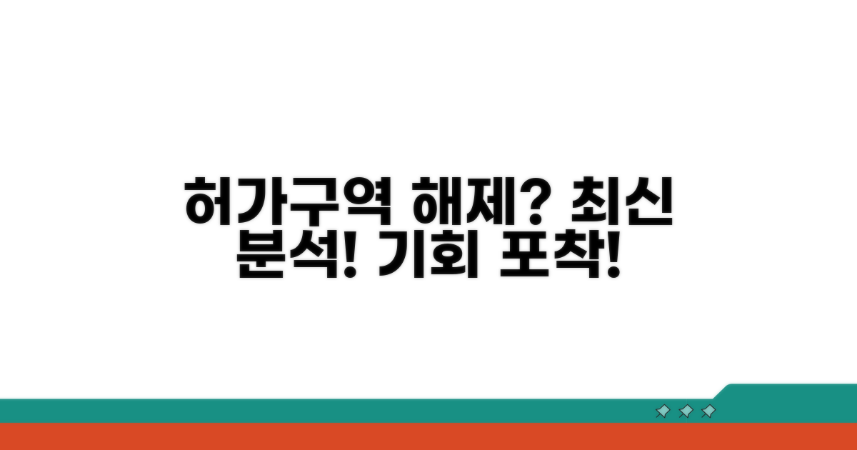 허가구역 해제 가능성 분석
