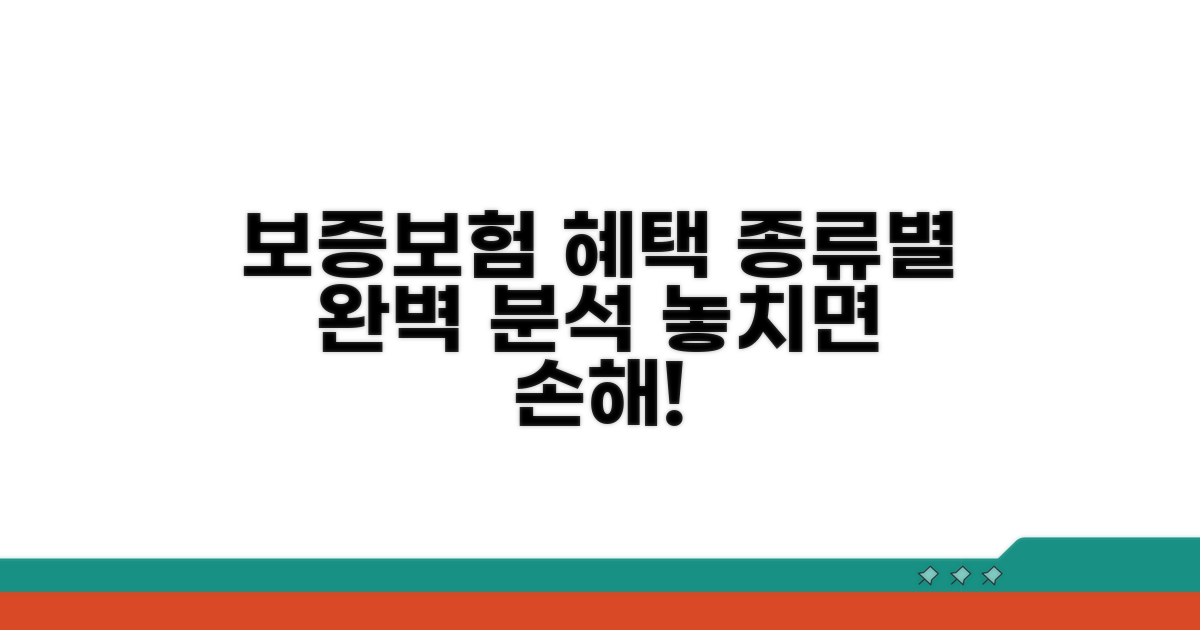 보증보험 종류별 혜택 완벽 분석
