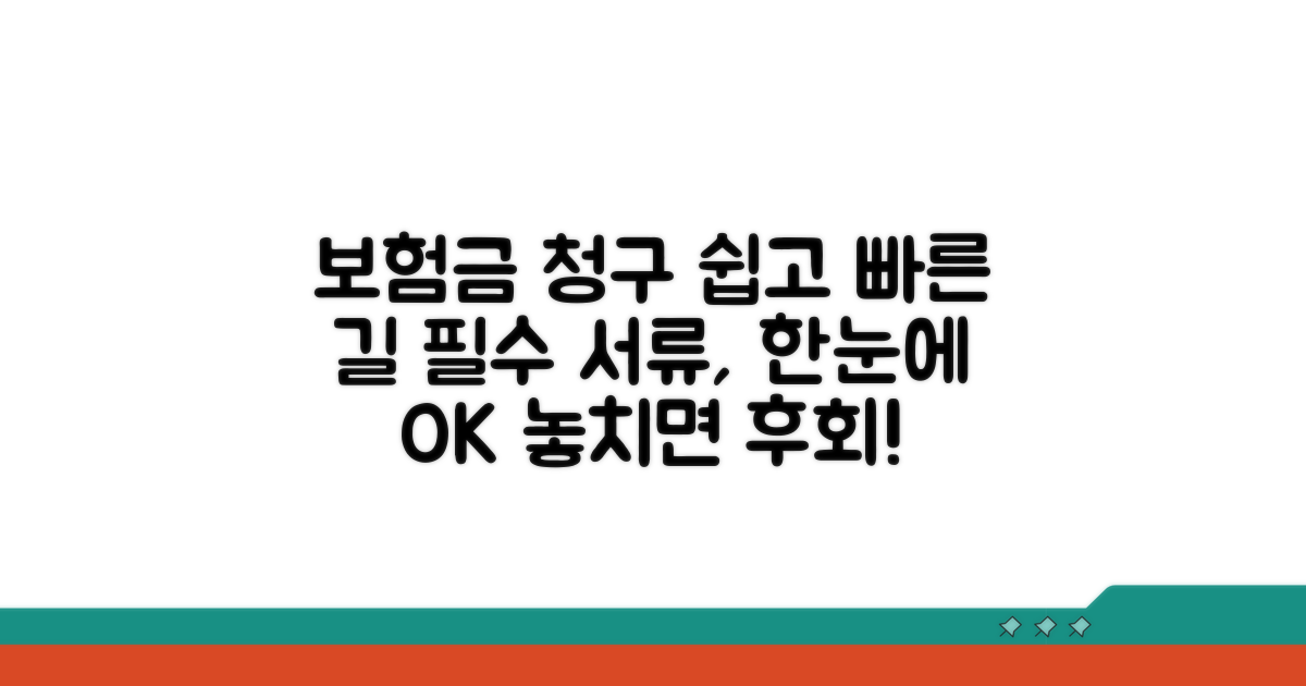 보험금 청구 절차와 필요 서류 완벽 가이드