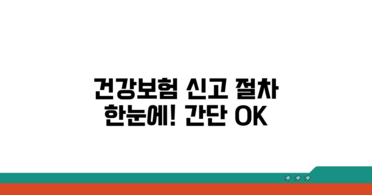 건강보험공단 신고 절차 한눈에