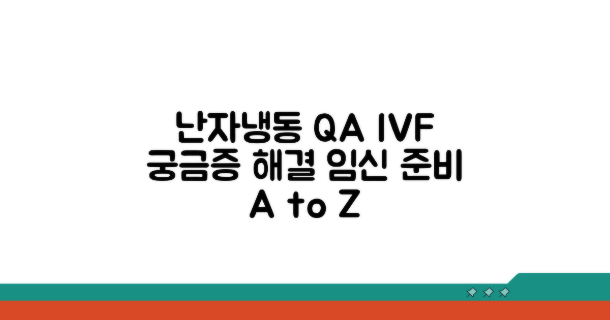 난자 냉동, 시험관 시술 Q&A