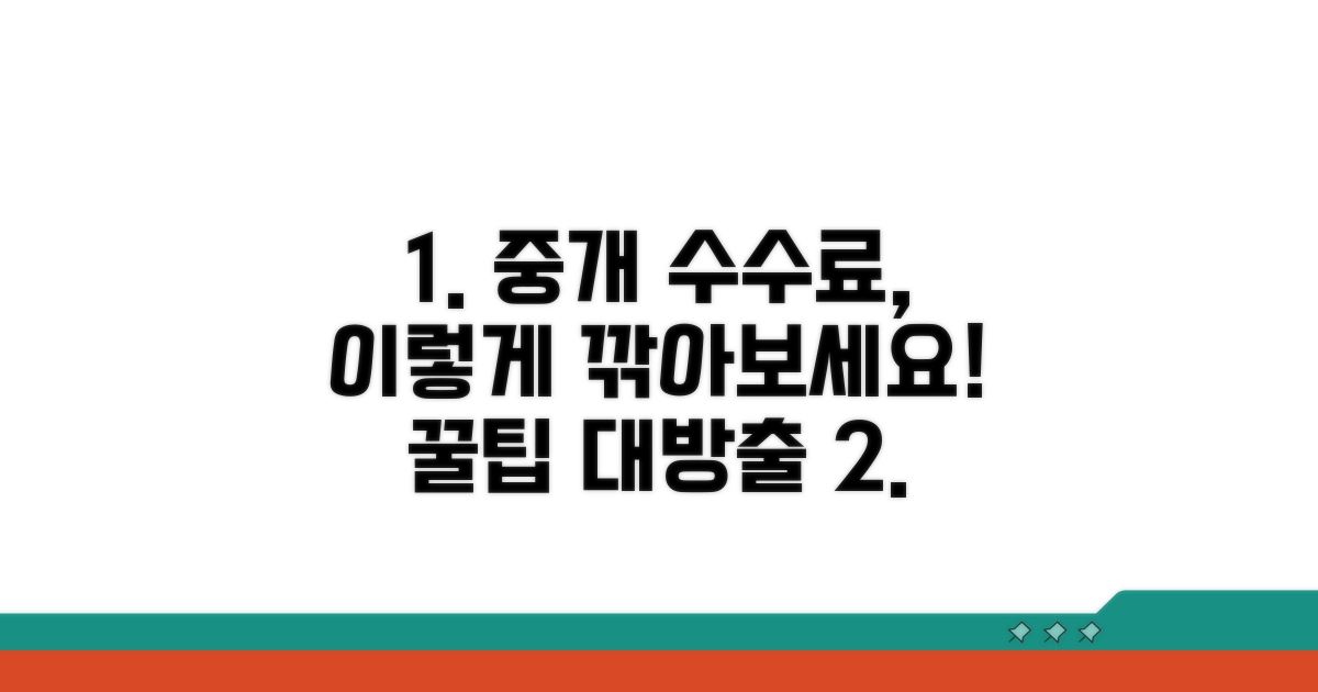 현명한 중개수수료 협상 노하우