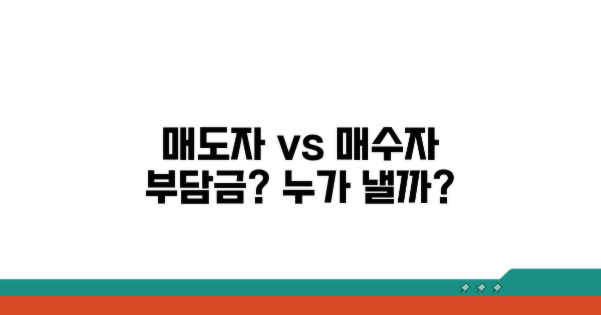 매도자 vs 매수자, 누가 내야 할까?