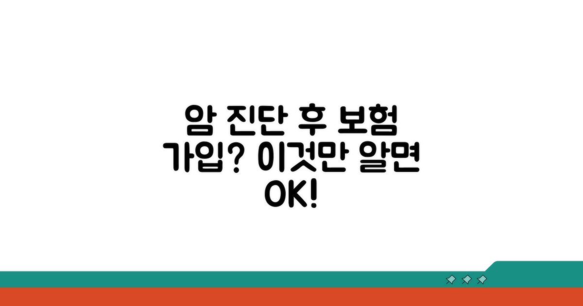 암 진단 후 보험 가입 가능성 분석