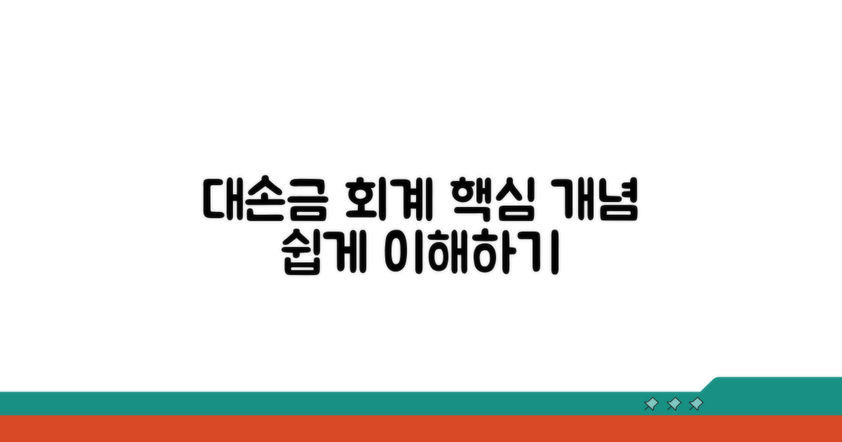대손금 회계 처리 기본 개념