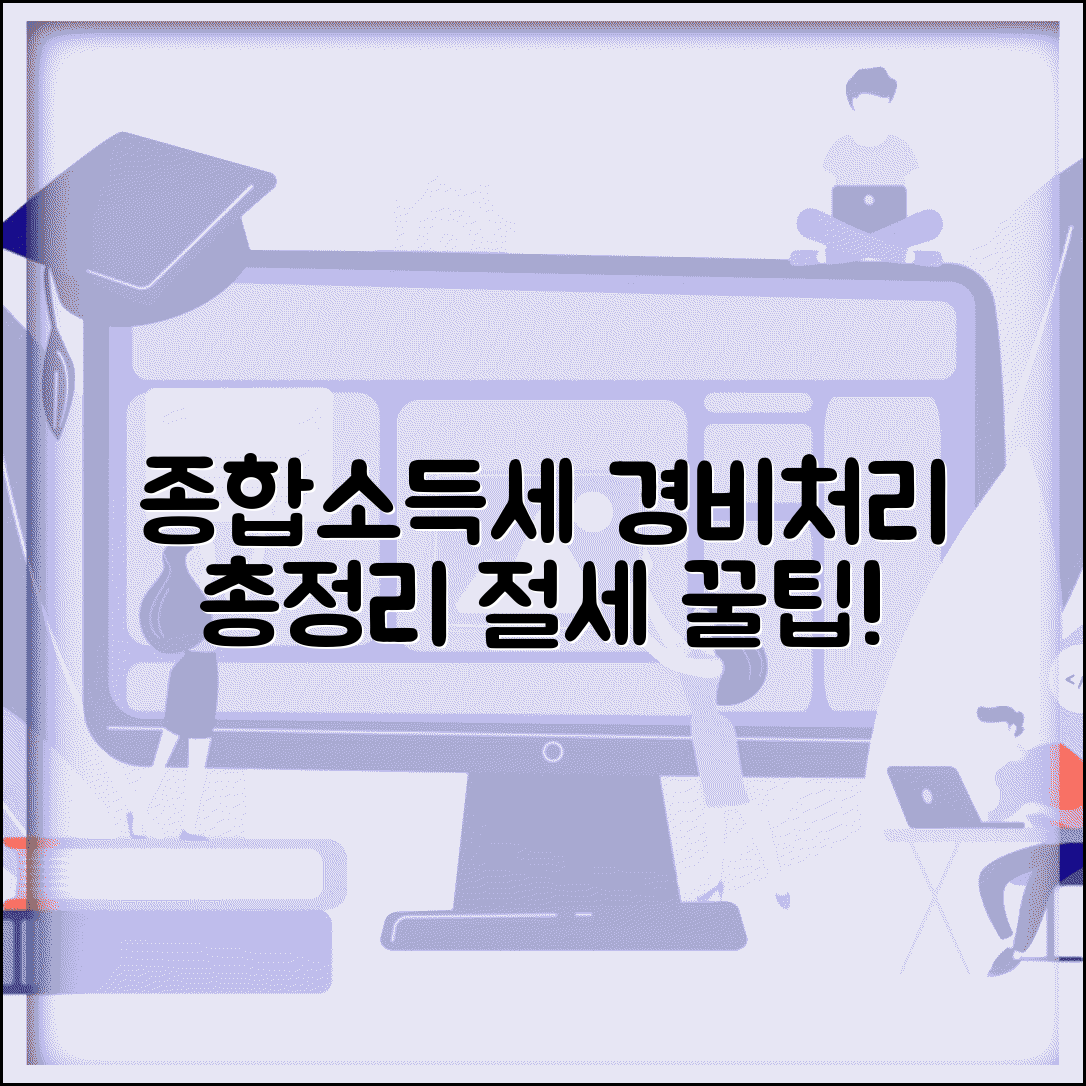 종합소득세 경비처리 항목 | 개인사업자 경비 종류 총정리, 절세 꿀팁과 주의사항