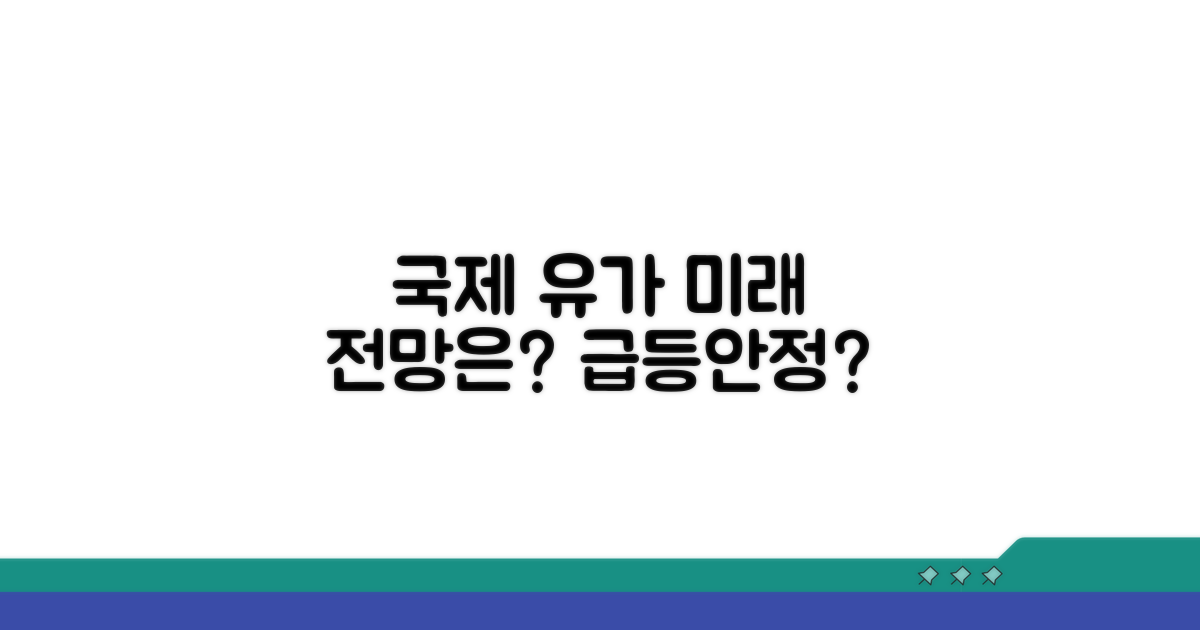 국제 유가 동향과 미래 전망