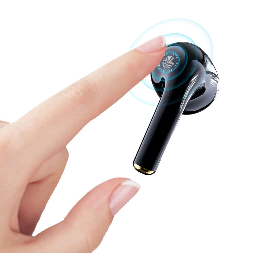 SMIRIA 노이즈 캔슬링 무선 이어폰 블루투스 5.3 자동 페어링 방수 배터리 잔량 확인, 블랙쿠폰할인 상세 이미지 2