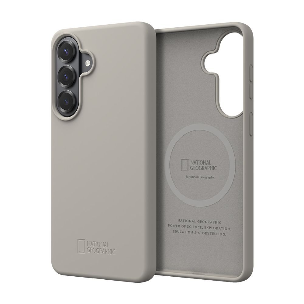 내셔널지오그래픽 마그네틱 실리콘 케이스 베이지, 갤럭시S26 플러스 상세 이미지 1