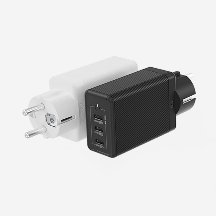 USB PD 100W PPS GaN 접지 멀티 초고속 충전기 GS710 화이트 상세 이미지 1