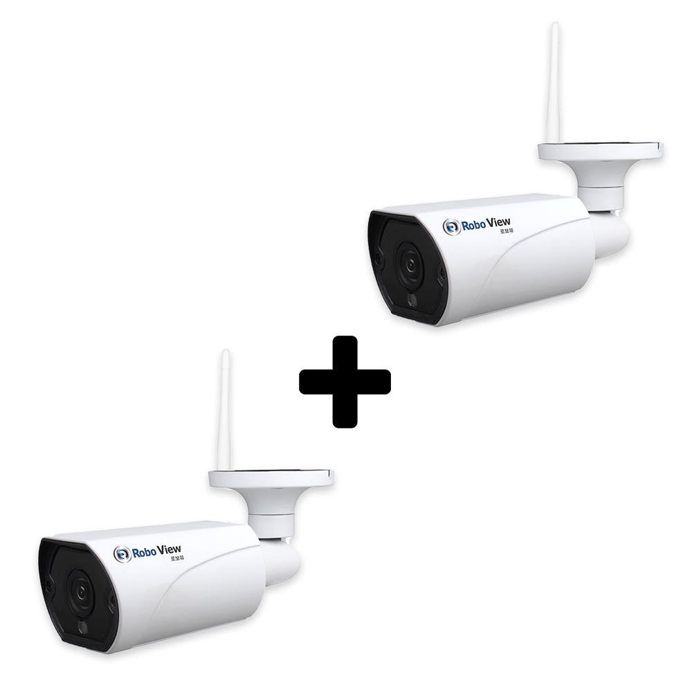 글로벌아이넷 로보뷰EX 홈 IP 카메라 CCTV 6mm 200만화소 2개 상세 이미지 1