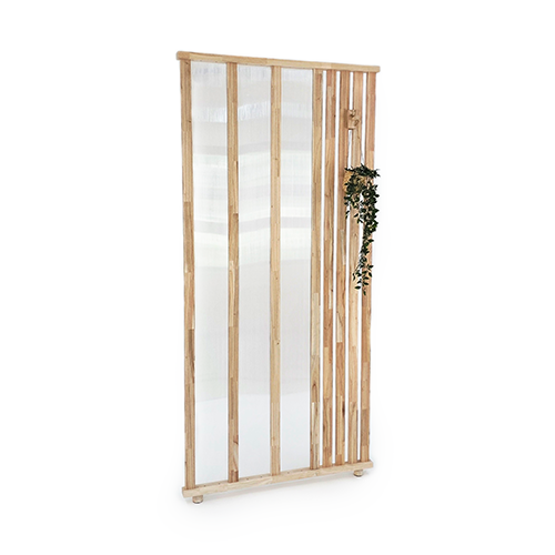 핀토리 투명 오동 원목 파티션 가림막 가벽 칸막이 상세 이미지 1