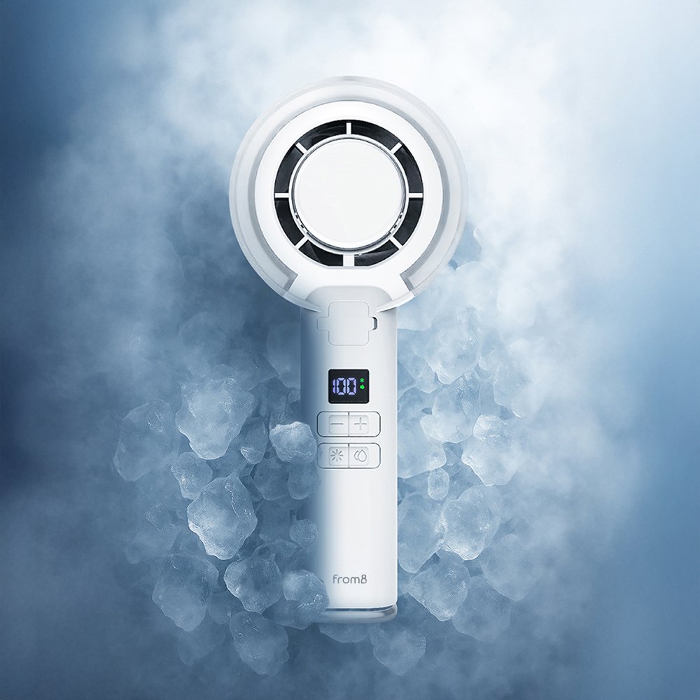 프롬비 미스트 아이스제트 급속 냉각 손 선풍기 터보팬 100단 FF249 에어리블루 상세 이미지 1