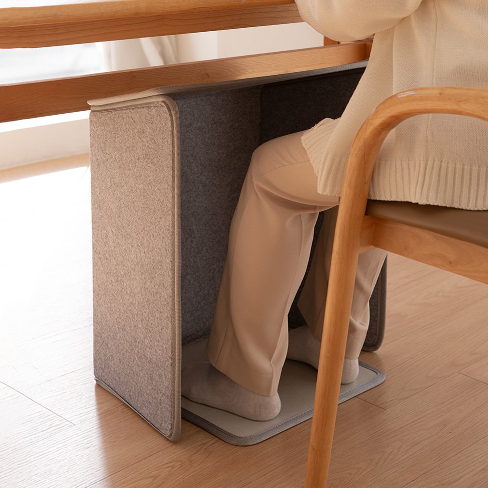 디큐브 사무실 발난로 파티션히터 히팅패드 다리워머 온열기 책상밑 상세 이미지 1