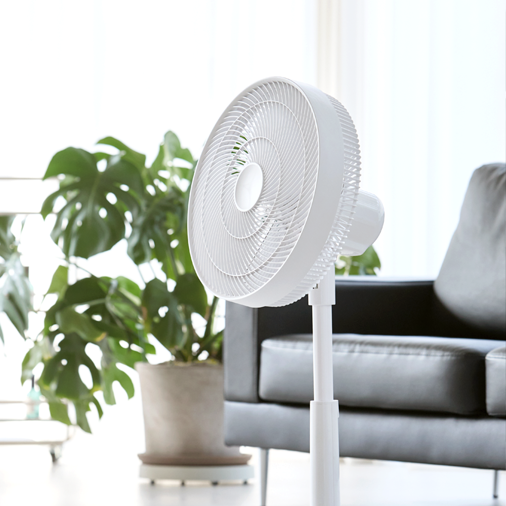 르젠 서큘레이터형 저소음 풋터치 발터치 리모컨 스탠드형 선풍기 LZEF-R132C 상세 이미지 2