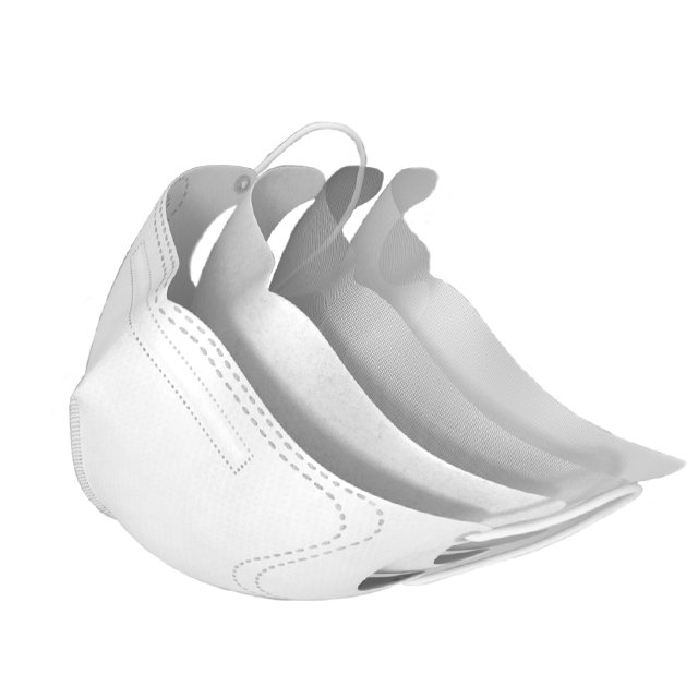 국내산 KF94마스크 꼼짝마스크 50매 대형 블루인더스 새부리형 숨쉬기편한 겨울마스크 상세 이미지 2