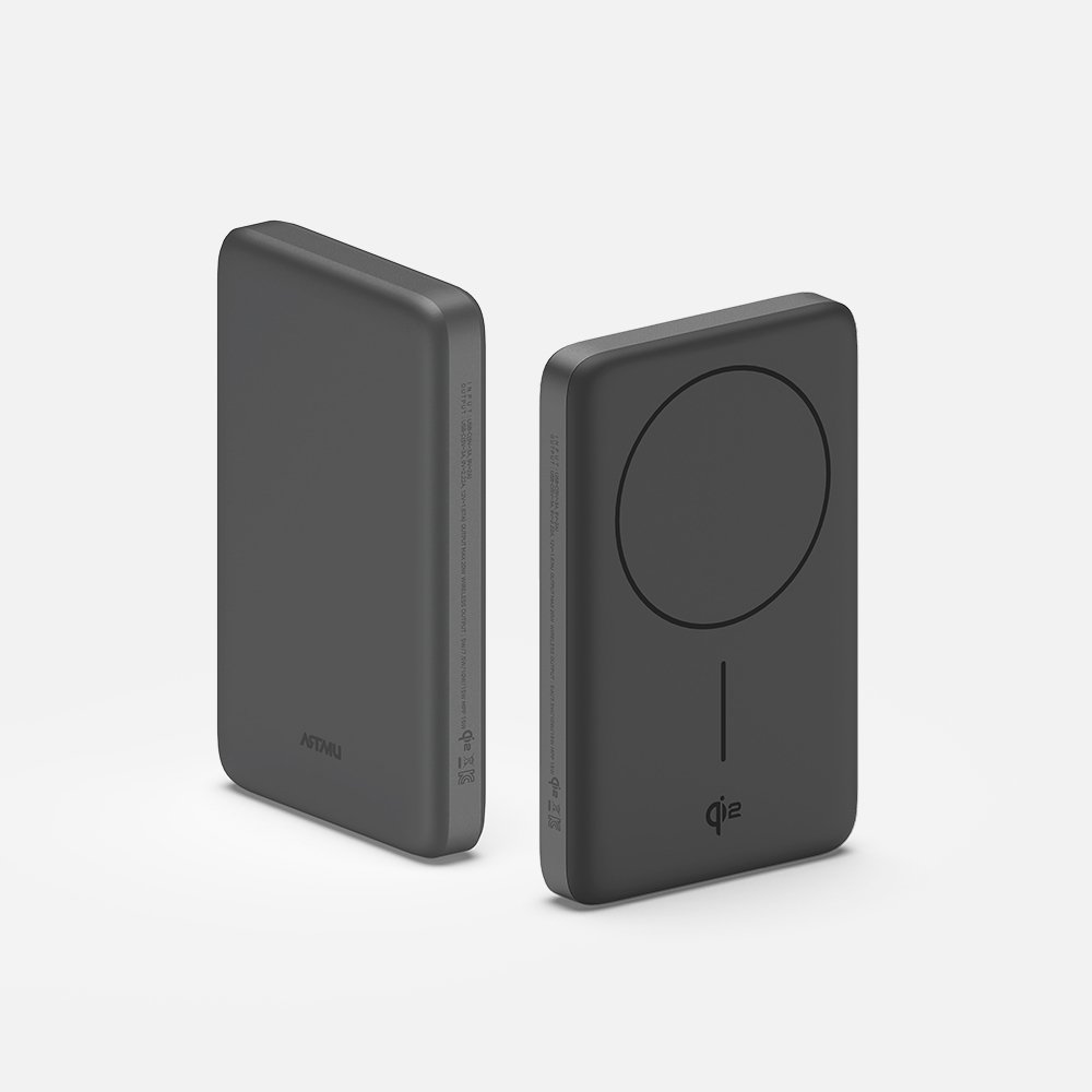 Qi2 15W 맥세이프 슬림 고속 보조배터리 10000mAh QB210 그레이 상세 이미지 1