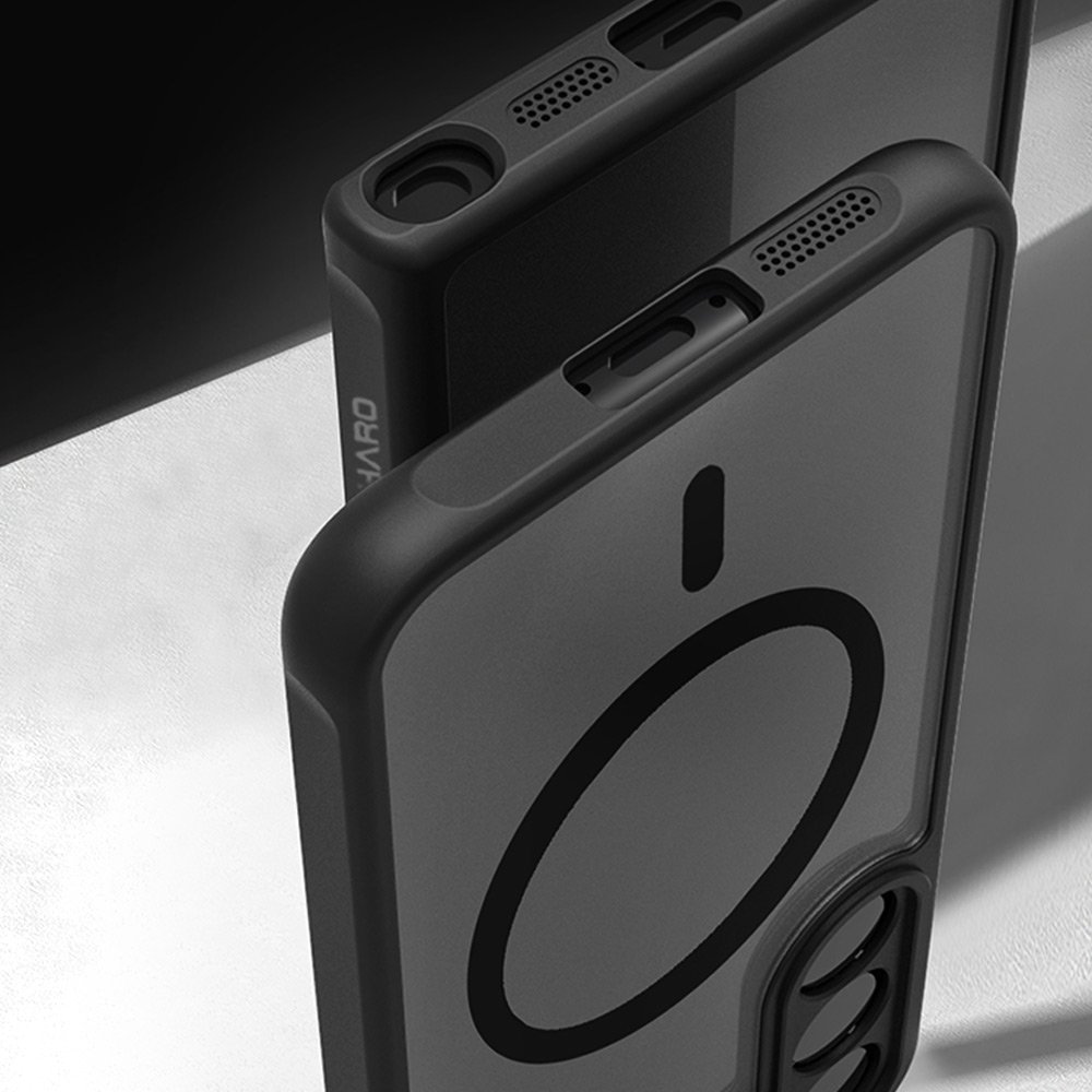 나하로 맥세이프 케이스 아머 하이브리드 블랙, 갤럭시S22 울트라 상세 이미지 1