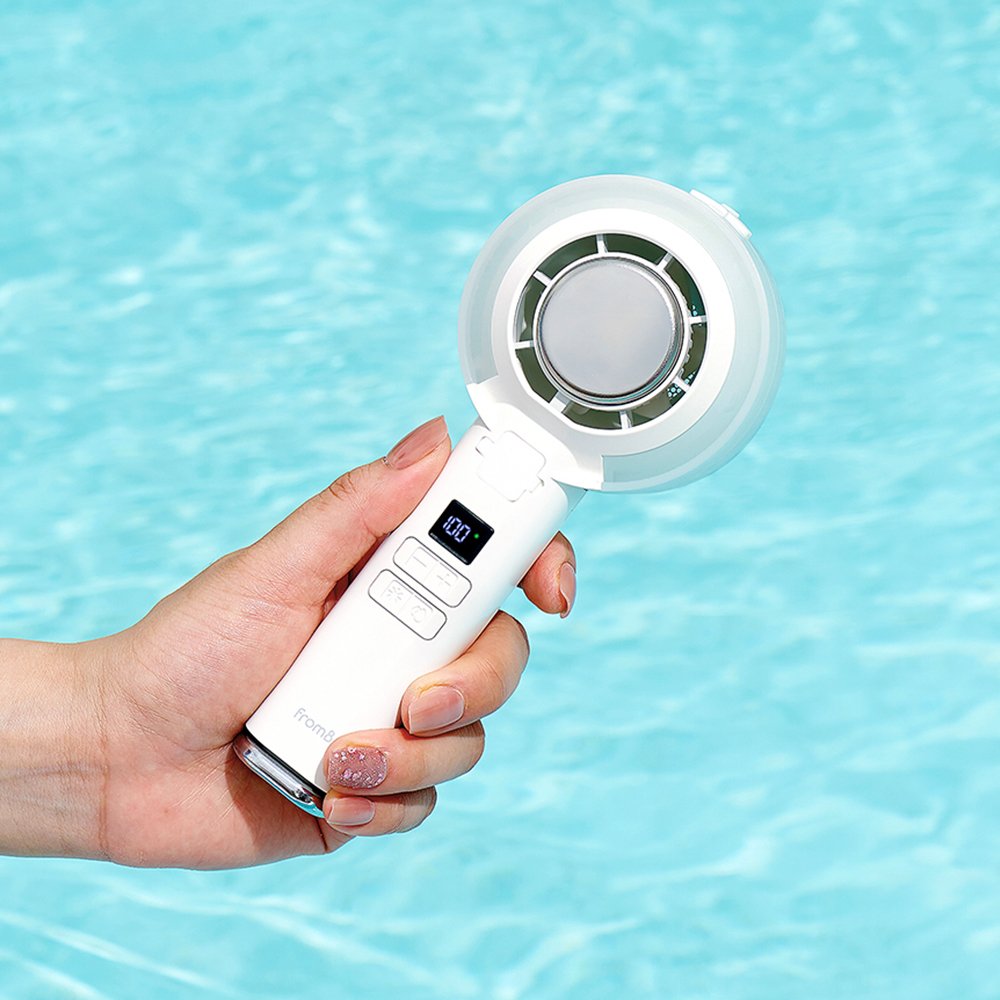 프롬비 미스트 아이스제트 급속 냉각 손 선풍기 터보팬 100단 FF249 에어리블루 상세 이미지 1