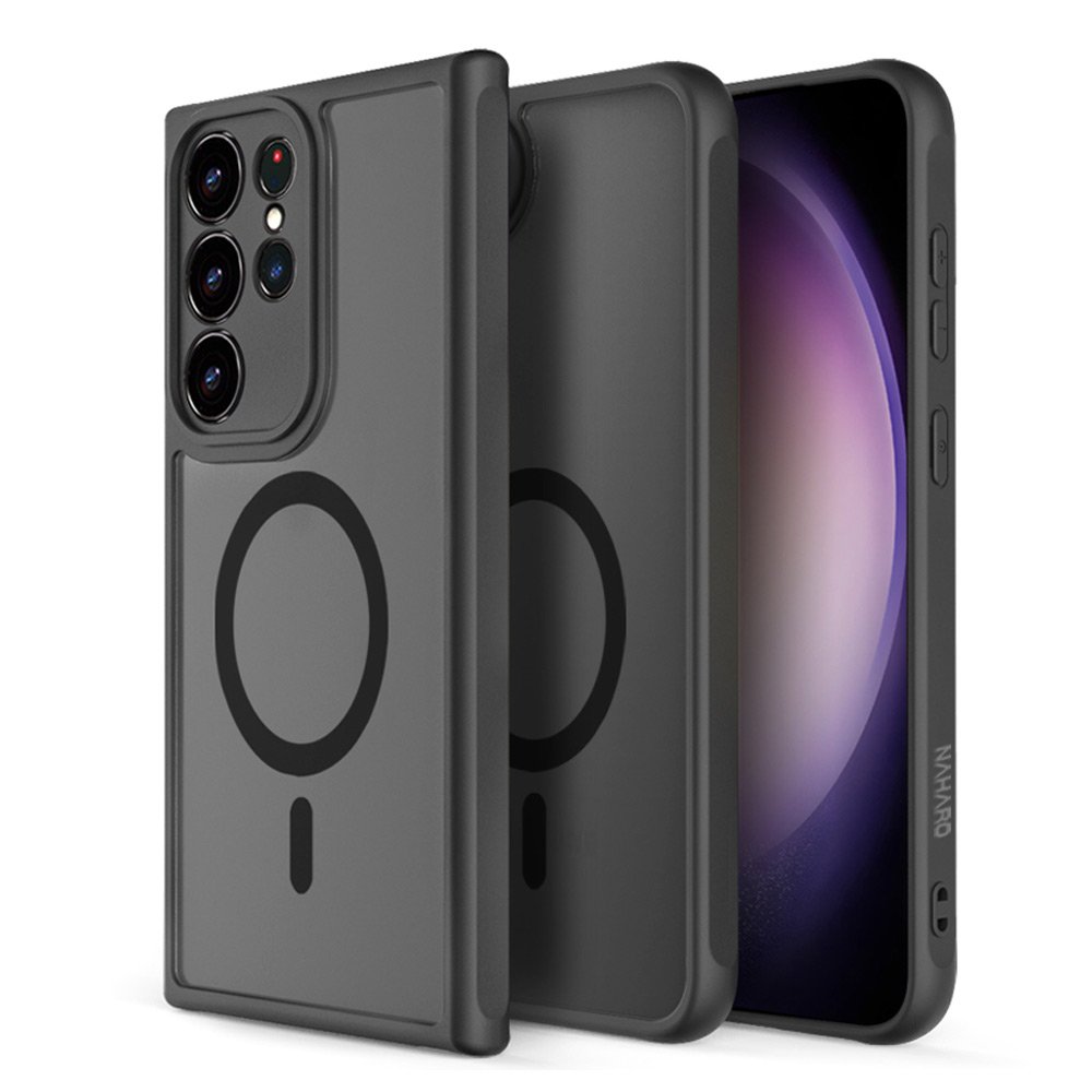 나하로 맥세이프 케이스 아머 하이브리드 블랙, 갤럭시S22 울트라 상세 이미지 1