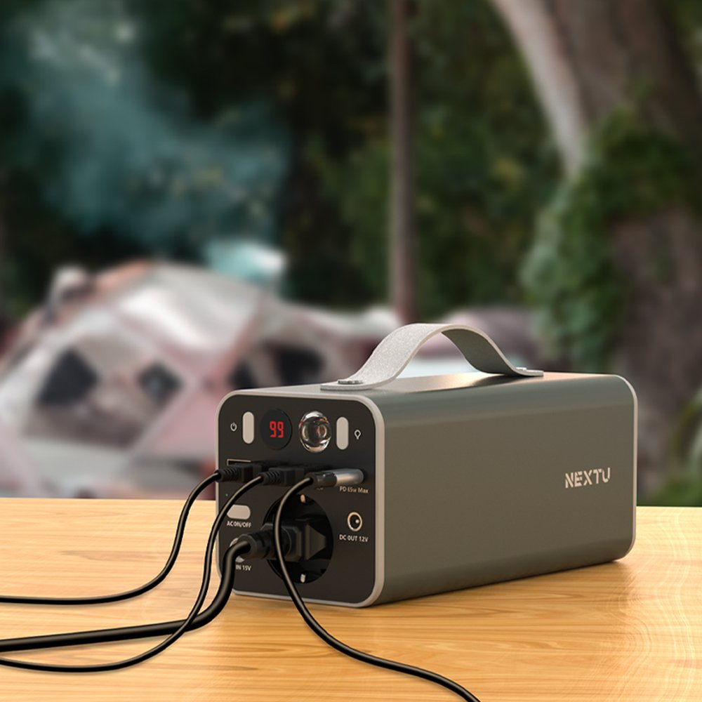 넥스트유 220V 42000mAh 스마트 캠핑 아웃도어 대용량 리튬이온 파워뱅크 408PB 상세 이미지 2