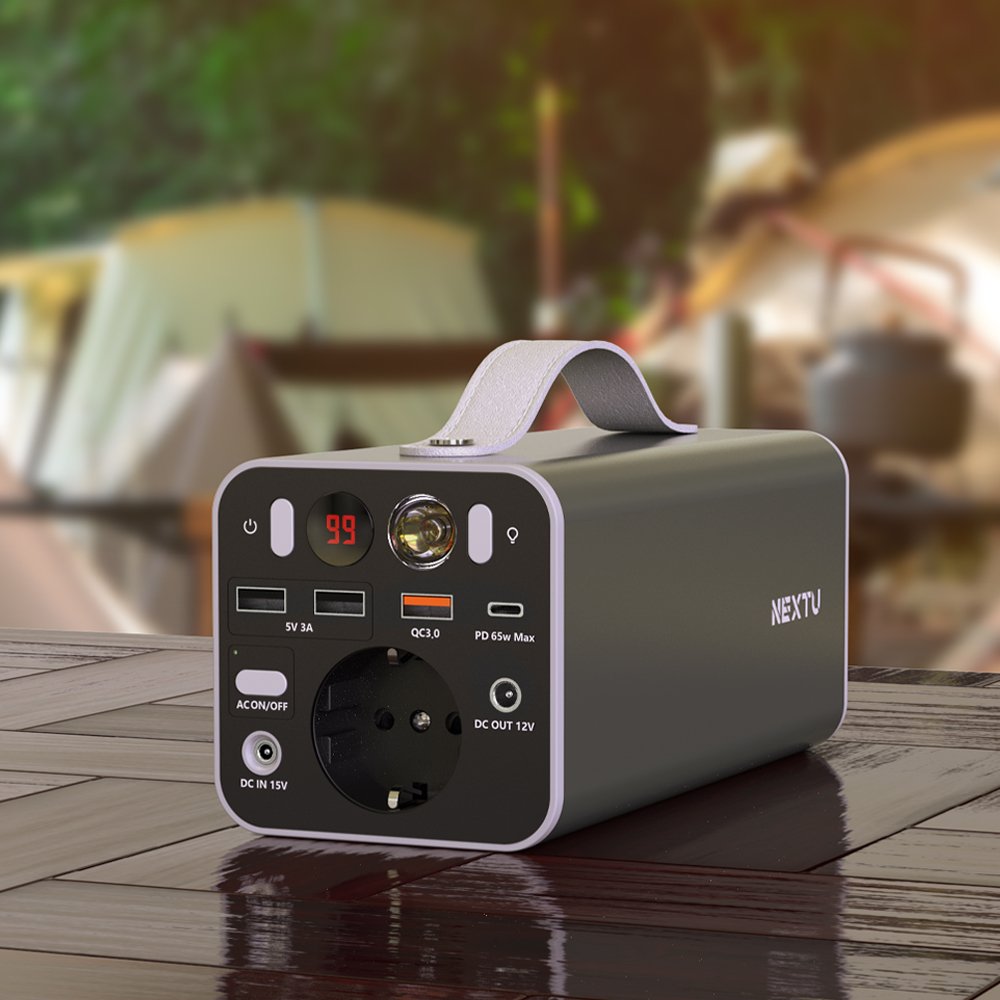 넥스트유 220V 42000mAh 스마트 캠핑 아웃도어 대용량 리튬이온 파워뱅크 408PB 상세 이미지 1
