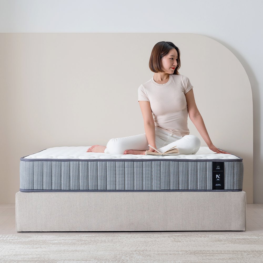 쇼킹 허리에 좋은 수면 단단한 편한 푹신한 바닥 호텔 침대 매트리스 25cm, SS(슈퍼싱글), 미디엄하드 상세 이미지 1