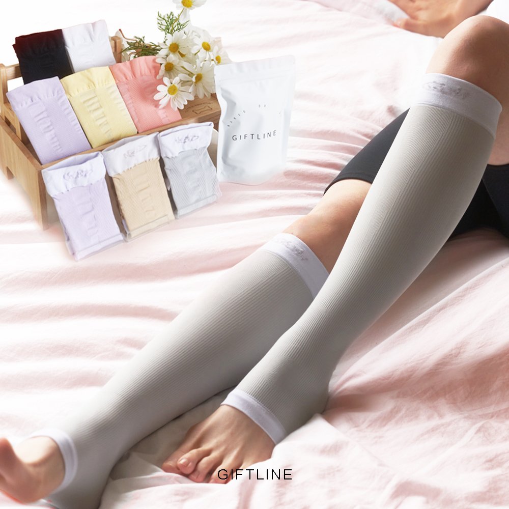 기프트라인 종아리 압박밴드 압박스타킹 잘때 임산부 산모 다리 수면겸용 비동맥 상세 이미지 1